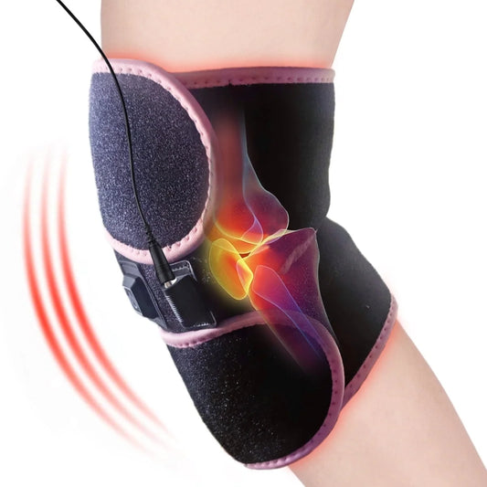 Heated Knee Brace for Arthritis Pain Relief, 3 Adjustable Temperature, Knee Massager with Hea